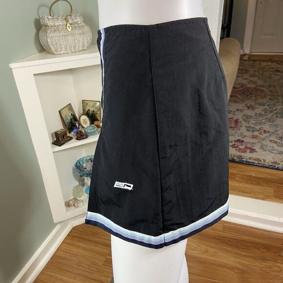 Vintage 90s Tag Rag Sporty Skort Tagrag Skirt Shorts Striped Small 5 Black - Picture 9 of 10